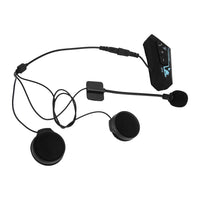 Bluetooth Headset for Helmet, BT22 Motorcycle Helmet Earphones 820 mAh Battery Automatic Response Noise Reduction Compatible with Intercom Connection Helmet Headset