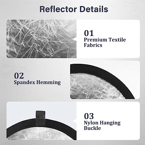 MDRTIRIM 2 in 1 Light Reflectors Board Folding Portable – Packaging