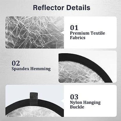 MDRTIRIM 2 in 1 Light Reflectors Board Folding Portable – Packaging