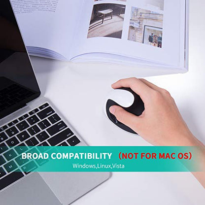 Aurtec Vertical Mouse: Rechargeable 2.4G Wireless Ergonomic – Feature Highlight