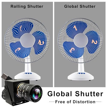 IFWATER 5MP USB Camera: Global Shutter 1944P 50fps – In Use