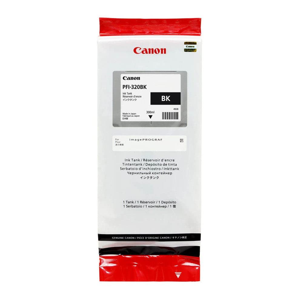 CANON PFI- 320BK BLACK INK FOR TM RANGE - 300ML