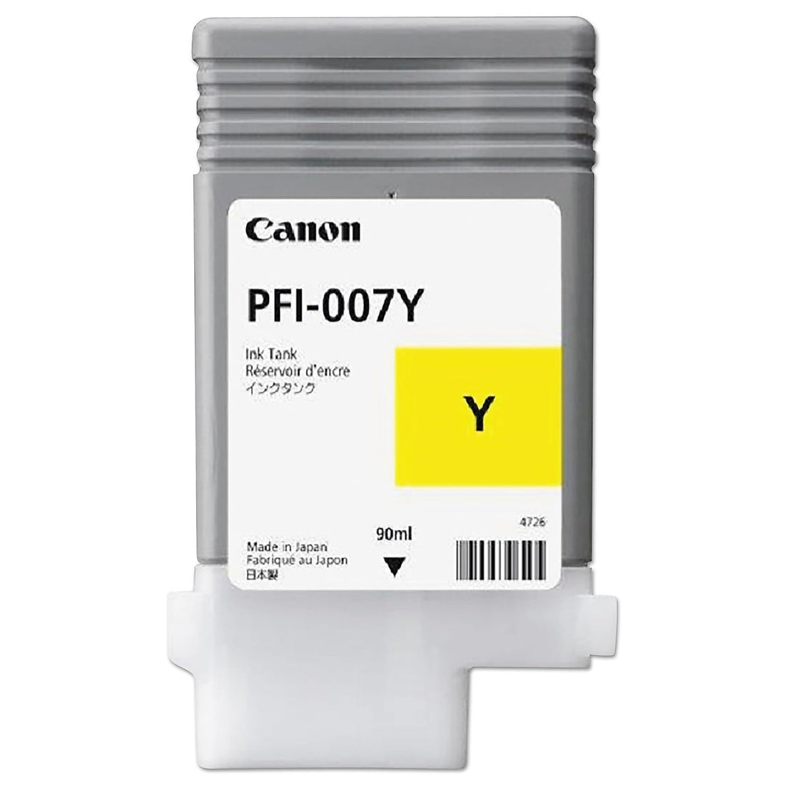 Canon PFI-007Y Yellow Ink Tank (90mL)