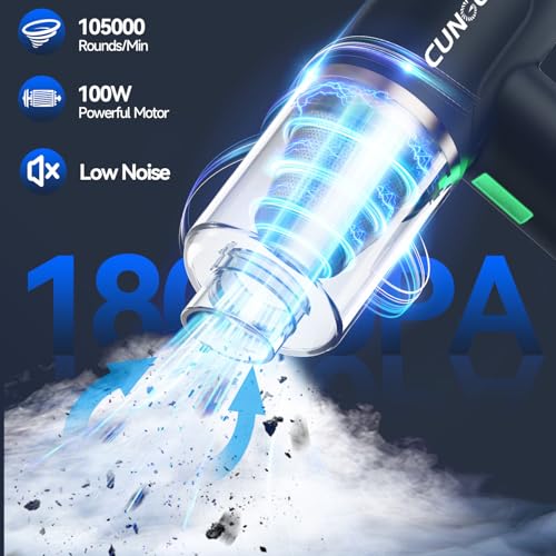 Vacuum Car: CungCi Car Vacuum Handheld 18000Pa 5-in-1 – Close-up Detail