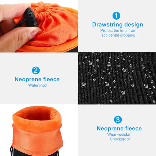 PATIKIL Camera Lens Bag: 1 Pcs 3.3" ID x 5.5" H Cylindrical – In Use