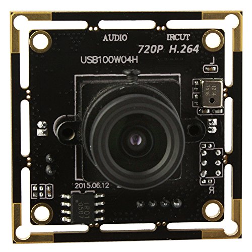 Camera Video: ELP 720p HD USB Camera Module with Microphone – Front View