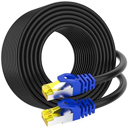 Cat 8 Ethernet Cable: AoforzTech High-Speed Network – Front View