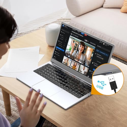 Webcam Bocodow: Bocodow USB Webcam with Microphone 1080P HD – Side View