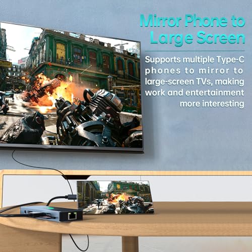 Laptop Docking Station: Homsmark 11-in-1 Dual Monitor 3.2 – In Use
