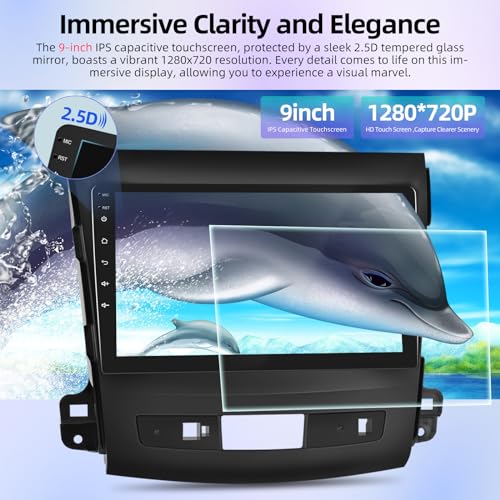 8 Core Android [2+64G] Car Stereo for Mitsubishi Outlander – In Use