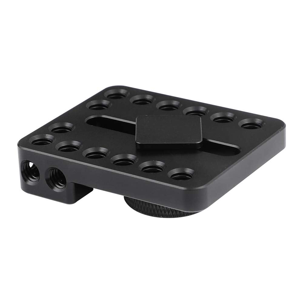 CAMVATE Quick Release Top Cheese Plate with Shoe Mount for DSLR Camera Cage