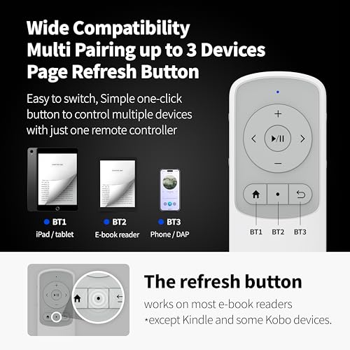Bluetooth Remote Control: Page Turner Clicker for Boox – Close-up Detail