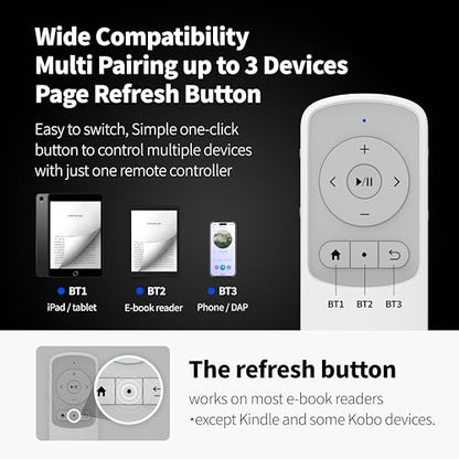 Bluetooth Remote Control: Page Turner Clicker for Boox – Close-up Detail