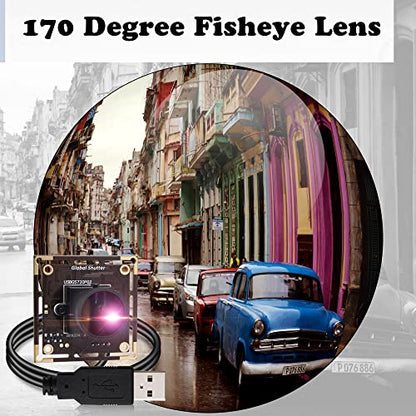 Camera IFWATER: IFWATER 60fps Global Shutter USB Camera – Close-up Detail
