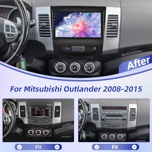 8 Core Android [2+64G] Car Stereo for Mitsubishi Outlander – Side View