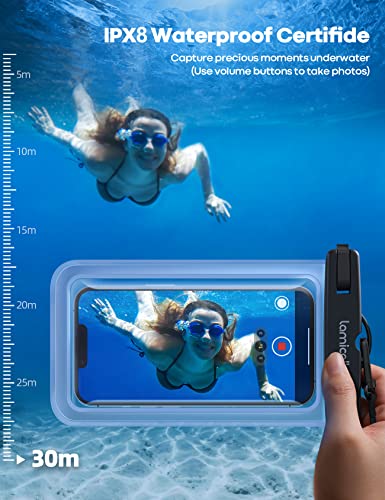 Lamicall Waterproof Phone Pouch Case – Side View