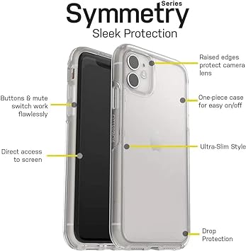 OtterBox Symmetry Clear Series Case for iPhone 11 (Only) - Non-Retail Packaging - Best Buds