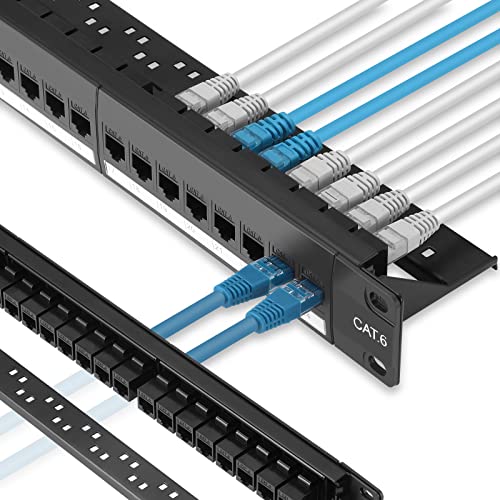Panel Patch: Rapink Patch Panel 24 Port Cat6 – Front View