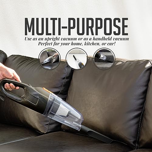 Vacuum Ovente: Ovente Corded Stick Vacuum Cleaner – In Use