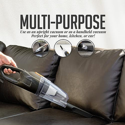Vacuum Ovente: Ovente Corded Stick Vacuum Cleaner – In Use
