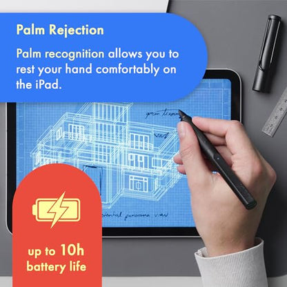 iPad Pen: LAMY Safari Note+ Steel Black Premium Stylus – In Use