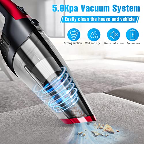 Vacuum Cleaner: Fityou Handheld Cordless Rechargeable – Side View