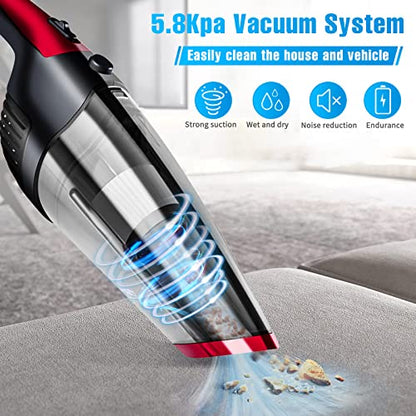 Vacuum Cleaner: Fityou Handheld Cordless Rechargeable – Side View