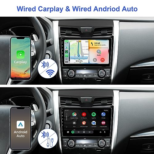 Aumume 10.1 inches Android 10 Double Din Car Stereo for – Close-up Detail