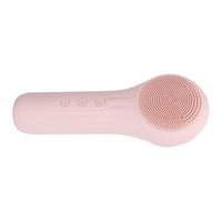 Electric Facial Cleansing Brush, Rechargeable Electric Face Scrubber Brush, Waterproof Vibration Heating for Home Use