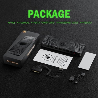 Hub PWM: AsiaHorse VE-HUB 2IN1 ARGB/PWM Controller – Feature Highlight