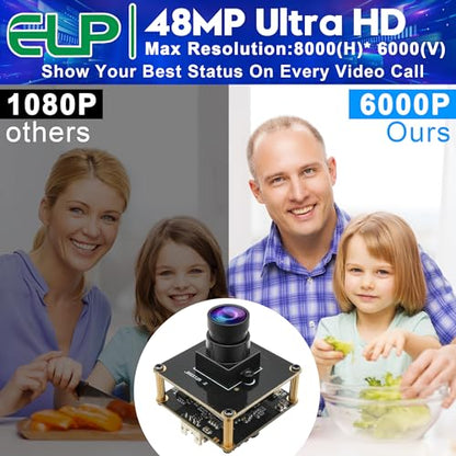 Camera ELP: ELP 48MP USB Camera Module Wide Angle – Close-up Detail