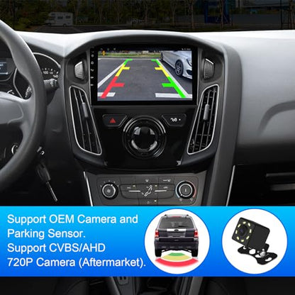 2+32G 9-inch Android 12 Car Stereo for Ford Focus 2012-2018 – Back View