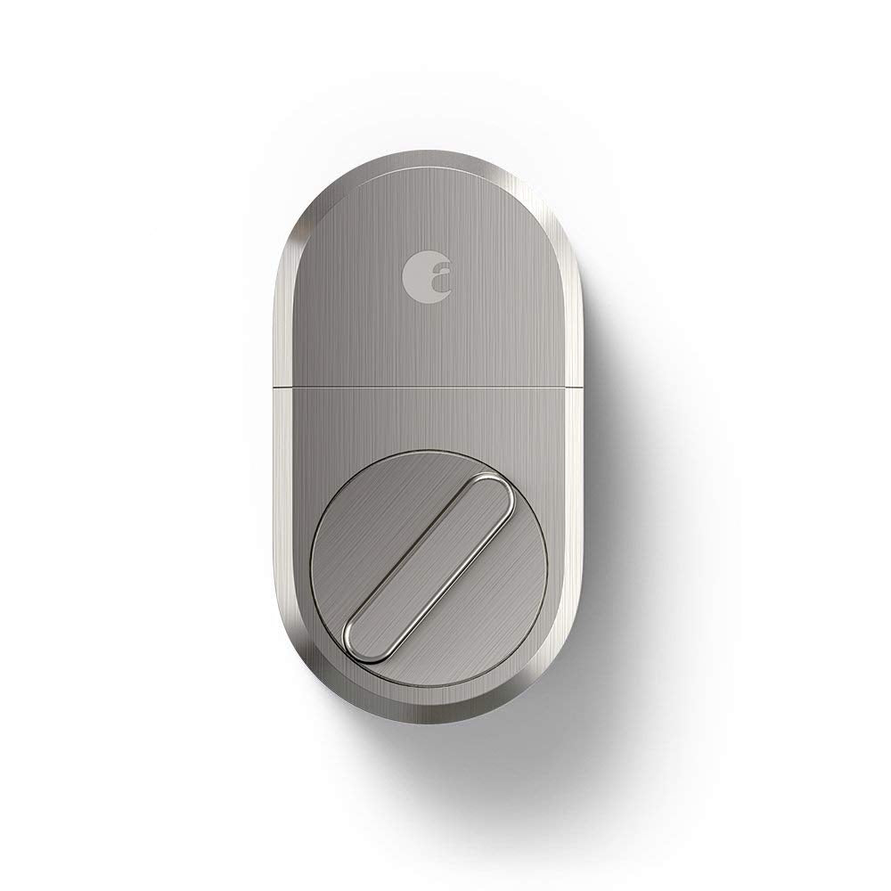 August Satin Nickel Smart Lock and Connect