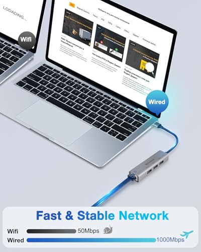 Ethernet Adapter: USB 3.0 Hub With Gigabit Ethernet 4-in-1 – Packaging