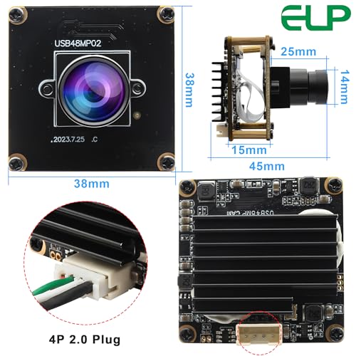Camera ELP: ELP 48MP USB Camera Module Wide Angle – In Use