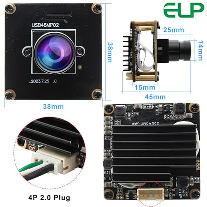 Camera ELP: ELP 48MP USB Camera Module Wide Angle – In Use