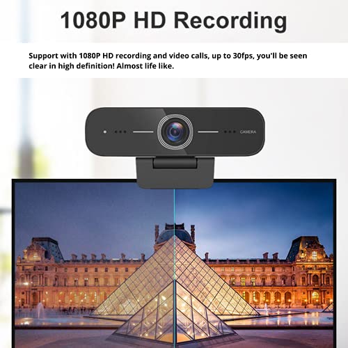 Discover HD100 Webcam: Premium 1080p 30fps Camera – Side View