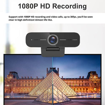 Discover HD100 Webcam: Premium 1080p 30fps Camera – Side View