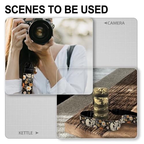 Kathyboom Skull Daisy Camera Straps for Photographers Quick – In Use