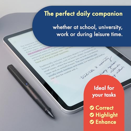 iPad Pen: LAMY Safari Note+ Steel Black Premium Stylus – Feature Highlight