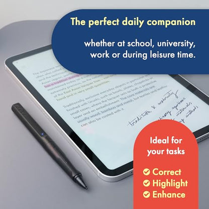 iPad Pen: LAMY Safari Note+ Steel Black Premium Stylus – Feature Highlight