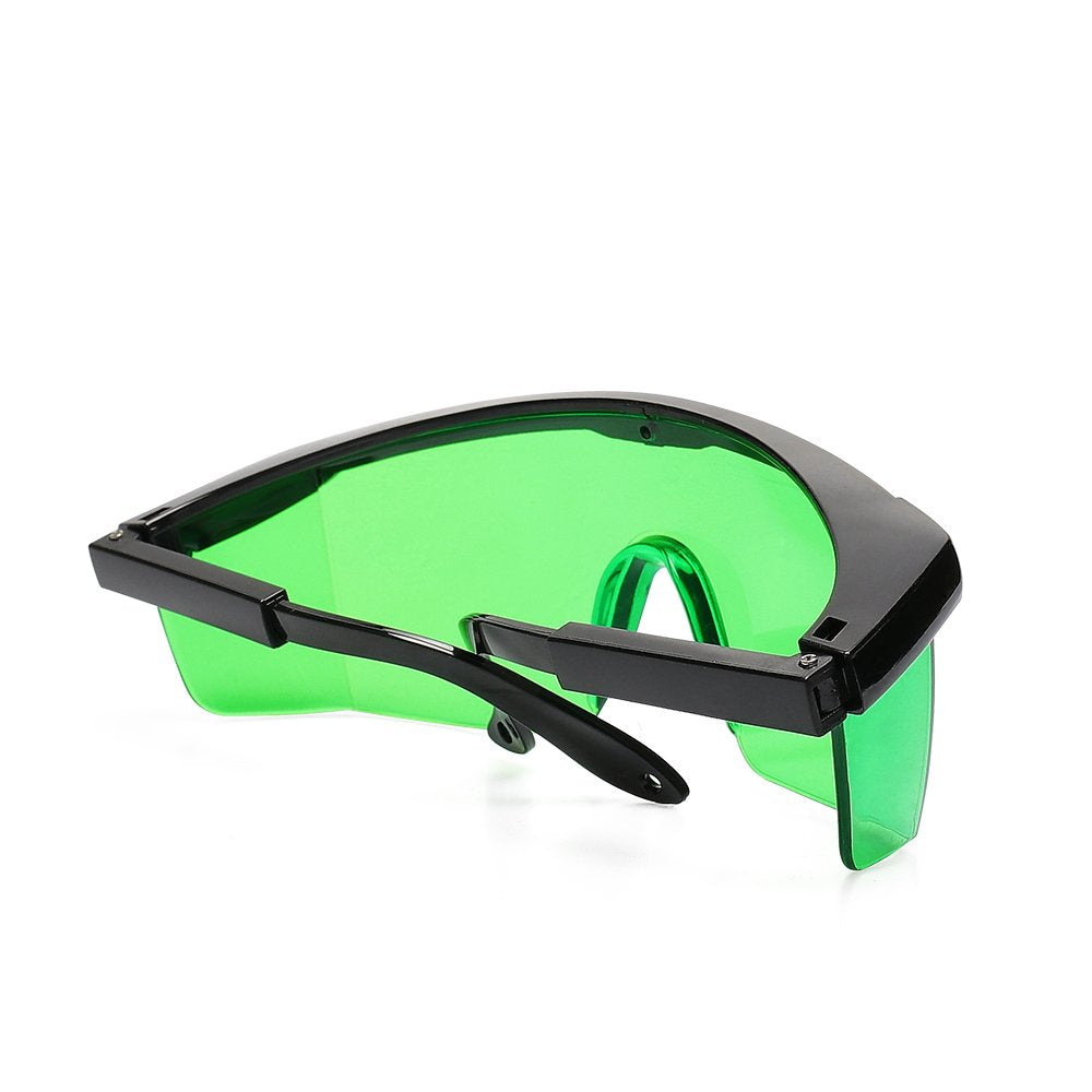 Green Laser Enhancing GlassesHuepar GL01G Adjustable Eye Protection Safety Enhancement Glasses for Green Laser Level Alignment, Cross & Multi Lines