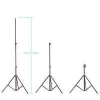 Neewer 6 feet/190 Centimeters Photo Studio Photography Light Stand with Heavy-Duty Metal Clamp Holder for Reflectors