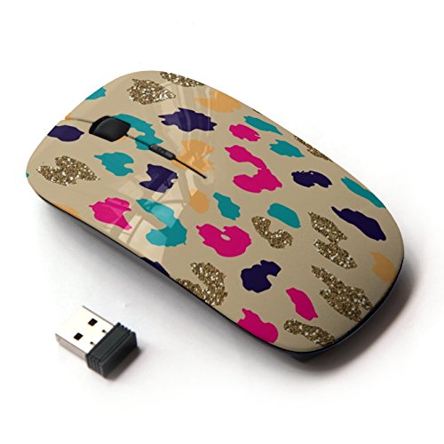 Kawaiimouse Optical: KawaiiMouse 2.4G Wireless Mouse Teal – Front View