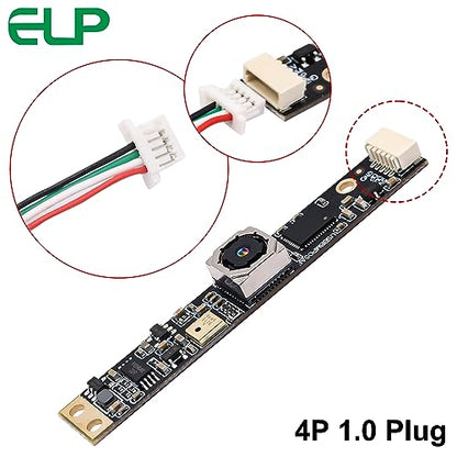 8MP Auto Focus USB Camera: High-End 4K Resolution with – Side View