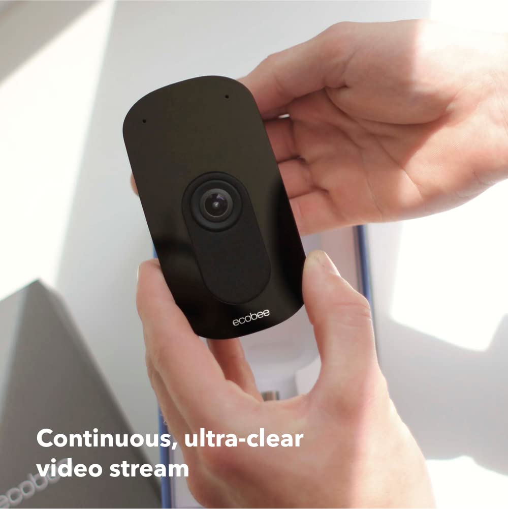 ecobee SmartCamera with Voice Control, Alexa Built-In, Indoor Security Camera