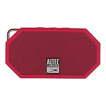 Altec Lansing IMW257-DR Mini H2O Wireless Bluetooth Outdoor Speaker (Red)