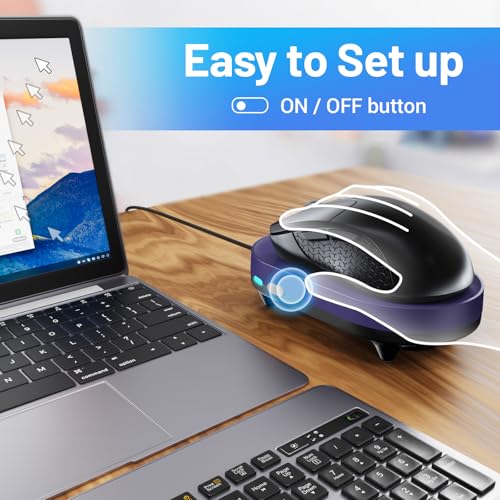 HONKID Undetectable Mouse Mover Jiggler with ON/Off Switch – Side View