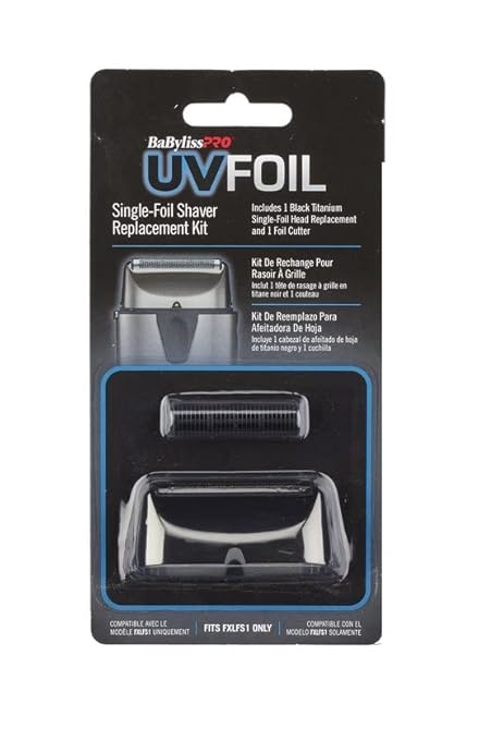 BabylissPro UV Foil: Single Replacement Foil with Cutter – Side View