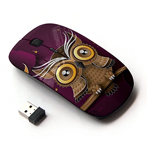 Kawaiimouse Optical: KawaiiMouse 2.4G Wireless Mouse Owl – Front View